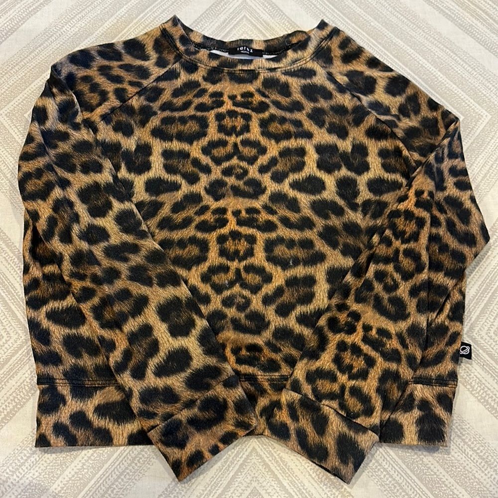 Terez Girls Animal Print Sweatshirt